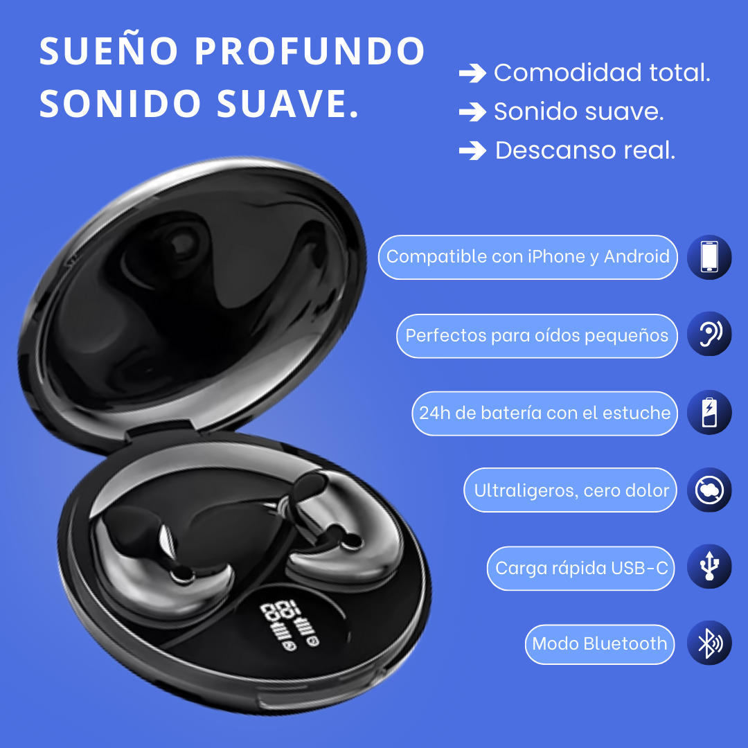 DreamNest™ Pure – Auriculares para Dormir