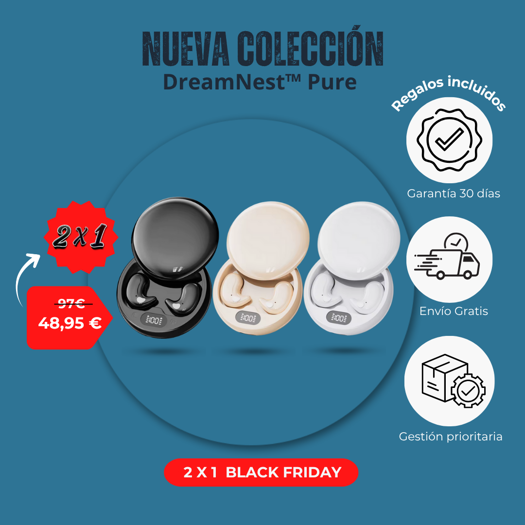 DreamNest™ Pure – Auriculares para Dormir